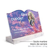 Plaque funéraire fleurs-de-cerisier-forme-livre 20 Plaquedeces.fr